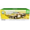 1989 Chevrolet Caprice Police Black and White "California Hwy Patrol" "Artisan Collection" 1/18 Diecast Model Car by Greenlight - 3 of 3