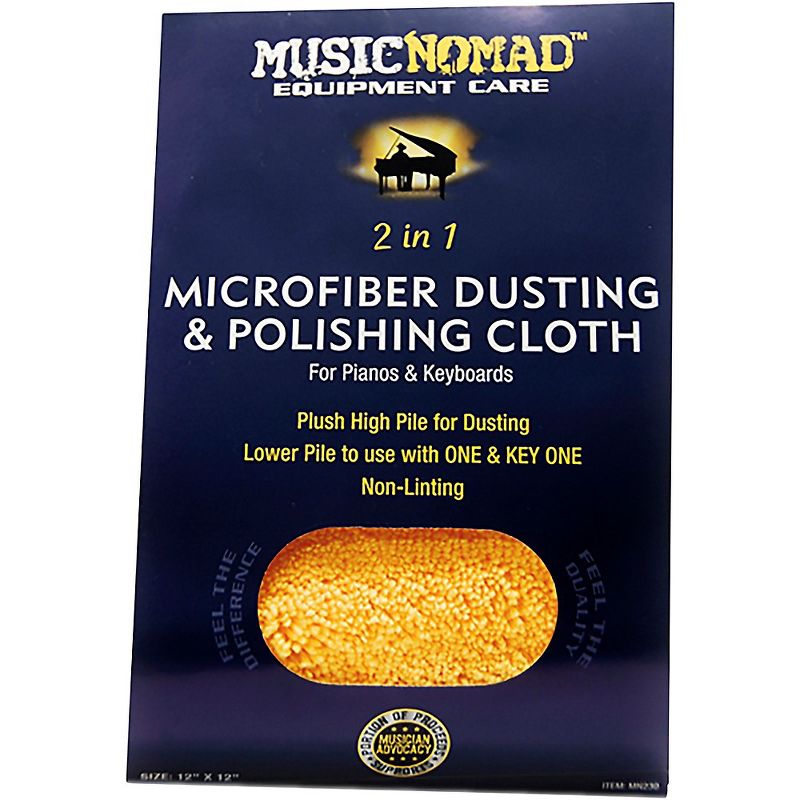Music Nomad Microfiber Dusting & Polishing Cloth - Pianos & Keyboards, 1 of 3