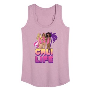Women's - Barbie - Cali Life Graphic Racerback Tank - 1 of 4
