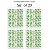 Big Dot of Happiness Jungle Party Animals - Safari Zoo Animal Birthday Party or Baby Shower Water Bottle Sticker Labels - Set of 20 - 3 of 4