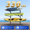 Kayak Storage Rack, Heavy Duty Kayak Racks for Garage and Outdoor Storage, Weatherproof and Heavy Duty Surfboard Storage Rack,Adjustable Canoes Kayaks - 2 of 4