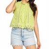 Women's Eyelet Detail Blouse - ELLISON - 2 of 4