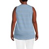 Lands' End Women's Supima Cotton Tunic Tank Top - 2 of 3
