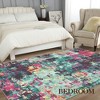 coucheta Machine Washable Area Rugs, Modern Abstract Soft Low Pile Non-Slip Stain Resistant Accent Carpet, for Living Room, Bedroom, Dining Room - 3 of 4