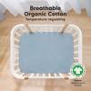 KeaBabies Mini Crib Sheets for Baby Girls, Boys, 2-Pack Soothe Pack and Play Sheets Fitted, Organic Pack N Play Mattress Sheet - 2 of 4