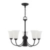 Livex Lighting Ridgedale 5 - Light Chandelier in  Black - 2 of 4