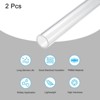 Unique Bargains Lamp Lantern Water Cooling System Acrylic Rigid Round Tubes 2 Pcs 10" - 3 of 4