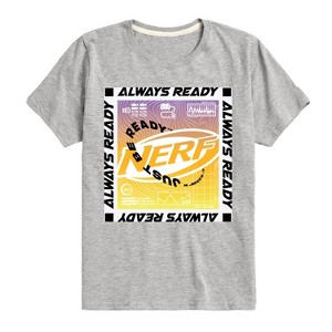 Boys' - NERF - Nerf Grid Gradient Short Sleeve Graphic T-Shirt - 1 of 4
