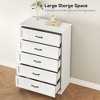 Whizmax 5 Drawers Dresser for Bedroom,Chest of Drawers,Storage Dresser for Bedroom,Living Room,Kids Room(White) - 4 of 4