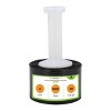 PSBM 18 Rolls 3" x 1000 Ft. Black Hand Wrap Stretch Shrink Film with Handle, 80 Ga - 2 of 4