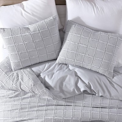 Riverbrook Home 3pc Queen Jadan Clip Waffle Comforter Bedding Set Gray: Jacquard, Machine Washable — фото 4