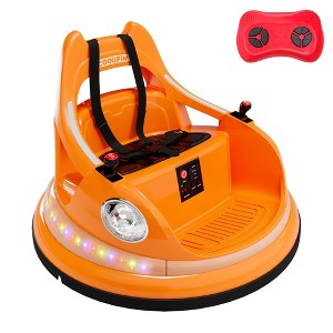 Toddlers Bumper Car, 12V Ride On Toy Car for Kids, Electric Ride On Car w/Remote Control, Baby Bumping Toy Car 2 Speeds, LED Lights, 360 Degree Spin - 1 of 4