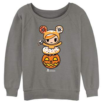 Juniors Womens Tokidoki Halloween Donutella Sweatshirt