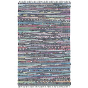 Rag Area Rug RAR121 Hand Woven Area Rug  - Safavieh - 1 of 4