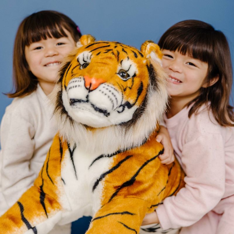 Melissa &#38; Doug Siberian Tiger Stuffed Animal, 3 of 12
