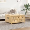 Storage Box Honey Solid Pine Wood, Engineered Wood, Metal LargevidaXL - 3 of 4