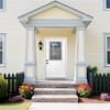 36 X 80 Inches Fiberglass Entry Door,Vinyl Frame,Decorative Glass Door,Primed Knock-Down,with Brickmould,Right Hand Inswing Door - 2 of 4