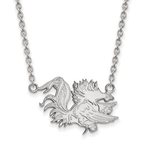 Black Bow Jewelry Sterling Silver South Carolina Gamecocks NCAA Necklace 18 Inch - 1 of 4