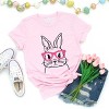 Simply Sage Market Bunny Face With Pink Glasses Short Sleeve Tee - 3 of 4