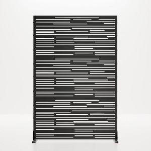 Dovelina Outdoor Metal Privacy Screen Freestanding Patio Decorative Screens - 1 of 4