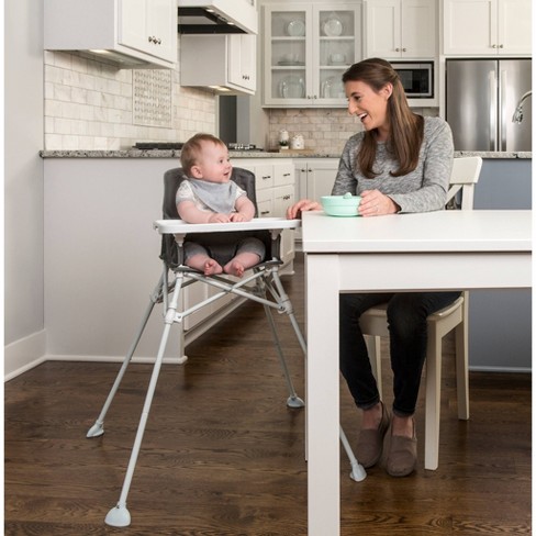 Regalo My Portable High Chair with Tray Gray