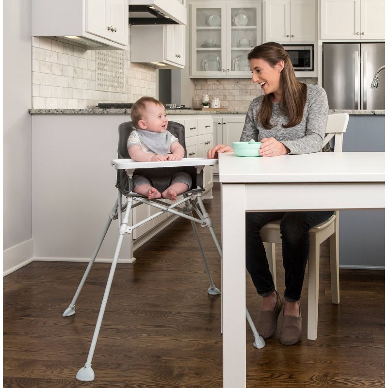 Regalo My Portable High Chair with Tray - Gray, 1 of 5