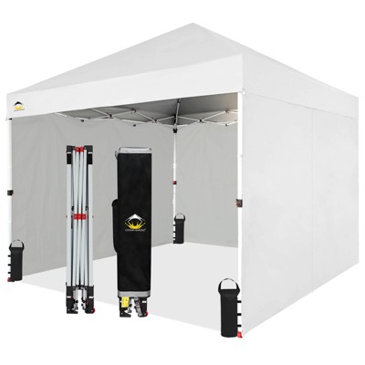 10x10 Commercial Centerlok Canopy & 4 Sidewalls - Accessory Hub, 150D - C100W