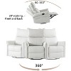 Swivel Nursery Rocking Chair,Glider Chair,Modern Rocking Swivel Recliner Chair for Bedroom - 4 of 4