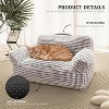 MaseiKar Modern Dog Couch for Small Dogs Puppy Super Soft Fluffy Cat Sofa Bed Couch for Doggie Cats and All Small Pet, Thickening Lounging Bed - 3 of 4