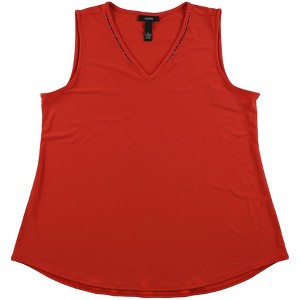 Alfani Womens Beaded Sleeveless Blouse Top - 1 of 1