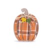 Melrose Harvest Plaid Pumpkin Decor (Set of 2) - image 3 of 3