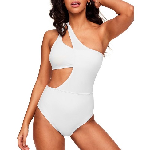 Adore Me Women s Alaine One Piece Swimwear Xl Bright White. Target