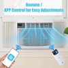 Window Air Conditioner,115v Wall Window Ac Units, Wi-Fi Enabled, Remote Control, Energy Efficient - 2 of 4