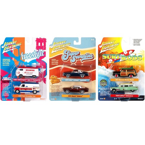 Johnny Lightning 2-packs 2023 Set A Of 6 Pieces Release 2 1/64