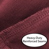Node Fitness Replacement Cover for 25" x 12" Rectangular Bolster - Organic Cotton Yoga Meditation Cushion Cover - 4 of 4