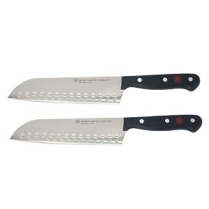 Wusthof Gourmet 7" Hollow Edge Santoku Knife - 2 Units - 1 of 4