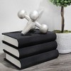 AuldHome Design Faux Book Stack: 3pc Set Decorative Book Tower for DIY Crafts and Home Decor - 2 of 4