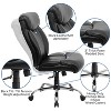 Emma and Oliver 400 lb. Big & Tall High Back Full Headrest Ergonomic Office Chair w/ Chrome Base - 3 of 4