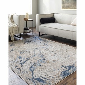 Hauteloom Vadim Blue Area Rug - 1 of 4
