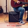 Guitar Instrument Cable for Noise Reduction with Gold Plated Connectors, 118.1" Length, Compatible with All Devices - 4 of 4