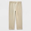 Girls' Adaptive Uniform Ponte Pants - Cat & Jack™ Khaki - 2 of 3