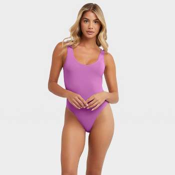 Squeem Women's Brazilian Flair Bodysuit In Pink, Size 1x : Target