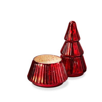 Tag Portobello Glass Tree Candle Lg
