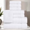 Classic Zero Twist Cotton Medium Weight Ultra-Soft Absorbent Towel Set by Blue Nile Mills - 2 of 4