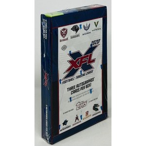 2020 Topps XFL Football Hobby Box : Target