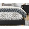MAYEERTY Platform Bed Frame - Upholstered Padded Headboard, 12 Wood Slats & Center Support Leg - 4 of 4