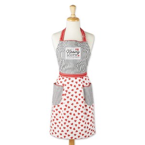 Design Imports Kissing Booth Embellished Apron - 1 of 4
