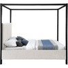 Meridian Furniture,Kelly Boucle Fabric Bed - 3 of 4