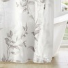VYNXARIA Modern contemporary shower curtain,Lightweight sheer fabric for a fresh look and feel,Gray - 4 of 4