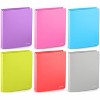 Emraw 1/2" Poly 3-Ring View Binders with Pockets (6-Pack) – Easy Spine Insert, No Gapping, Misalignment-Free Rings – Ideal for School or Office - 2 of 4